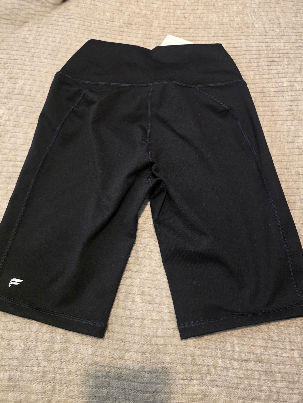 Fabletics Women’s Black High-Waist Power Hold Shorts. Size Small